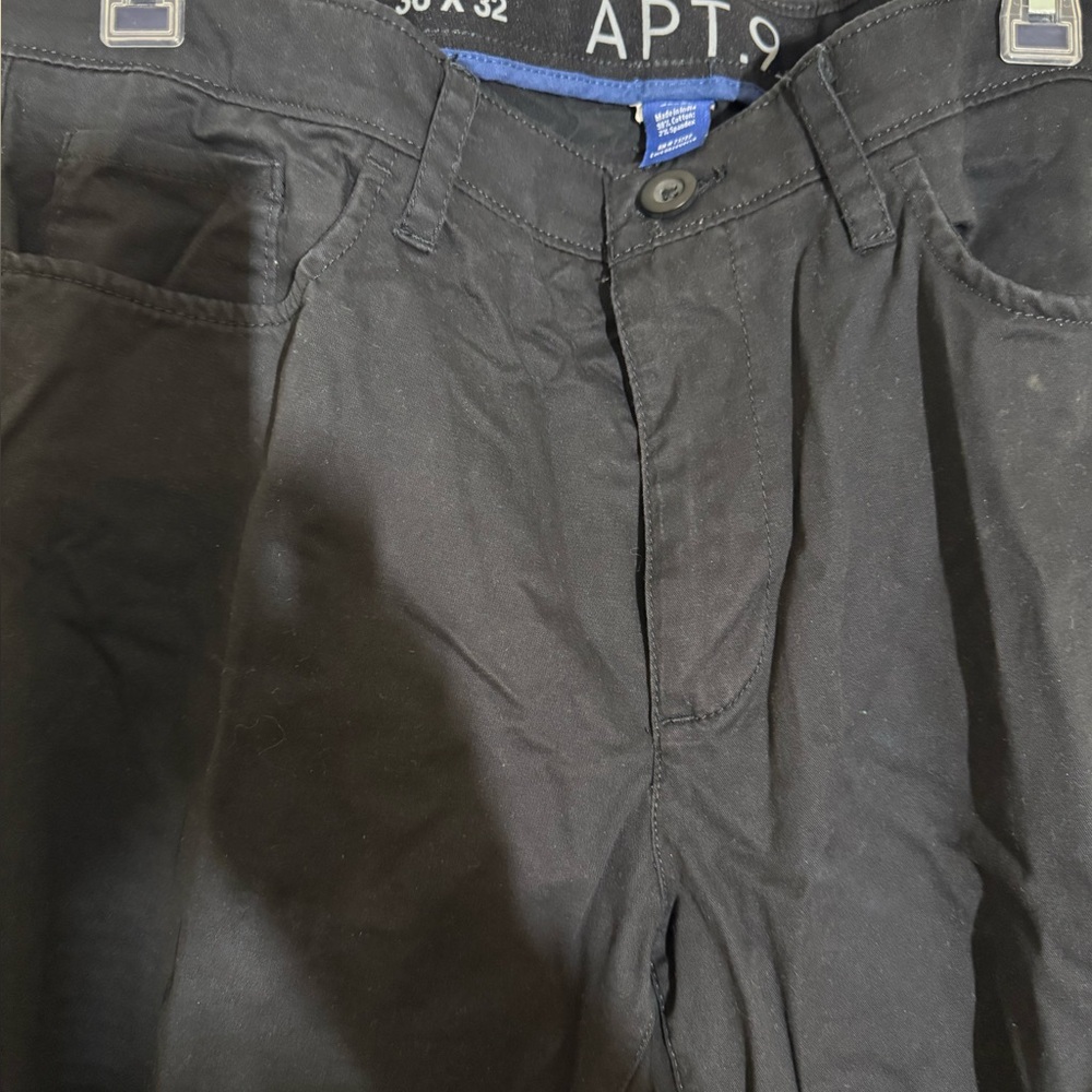 Apt. 9 Men's Classic Black Chinos